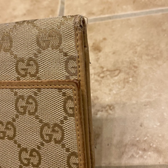 Authentic Gucci Monogram Trifold Wallet - Picture 12 of 12